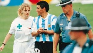 Maradona en el Mundial de 1994