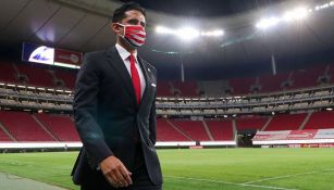 Mejía, previo a un partido de Chivas