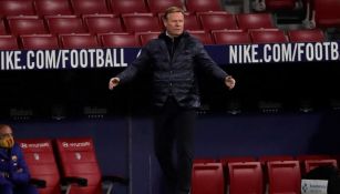 Ronald Koeman con Barcelona ante el Atleti 