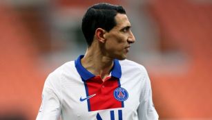 Ángel Di María en un partido del París Saint-Germain