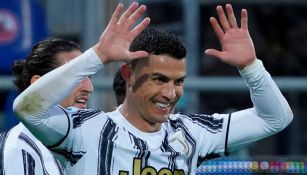 Cristiano Ronaldo tras anotar un gol a favor de la Juventus