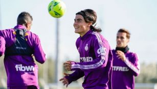 Romero en un entrenamiento con el Mallorca
