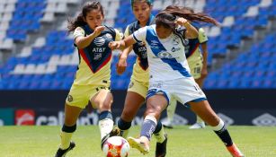 Acciones entre el América y Puebla Femenil