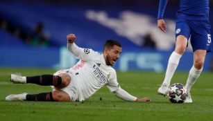 Eden Hazard en acción contra el Chelsea