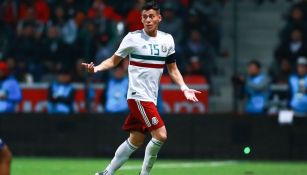 Héctor Moreno en acción con Selección Mexicana