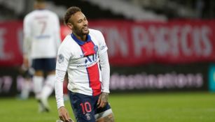 Neymar durante un partido del PSG