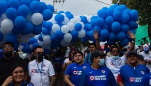 Afición del Cruz Azul previo a la Final 