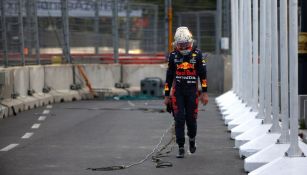Max Verstappen en lamento tras su accidente