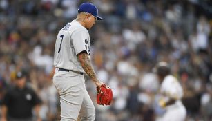 Julio Urías tras el cuadrangular de Machado