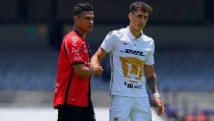 Dinenno y Santamaría en el duelo entre Pumas y Atlas