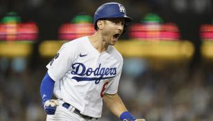 Trea Turner en acción con Los Angeles Dodgers 