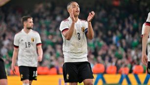 Yuri Tielemans en acción con Bélgica