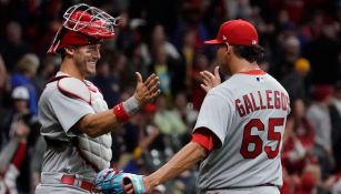 Giovanny Gallegos: Mexicano consiguió su segundo salvamento de la campaña con los Cardinals