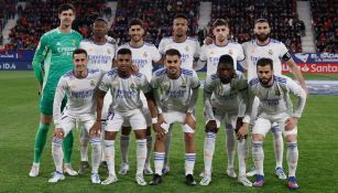 Jugadores del Real Madrid previo a disputar partido en LaLiga