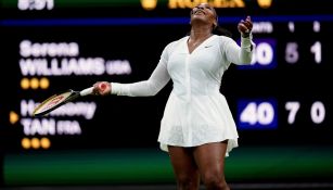 Serena Williams durante su derrota