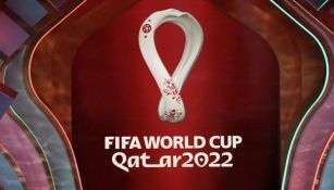 Logotipo de Qatar 2022 en el sorteo