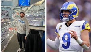 Eminem le ruega a Stafford un 'favor' antes del juego de los Rams