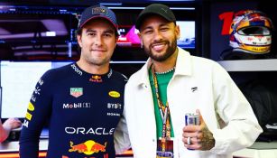 Checo y Neymar en el Gran Premio de Bahréin 2024 