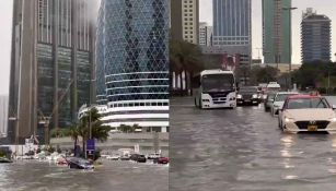 Fuertes lluvias inundan avenidas, aeropuertos y centros comerciales de Dubai 