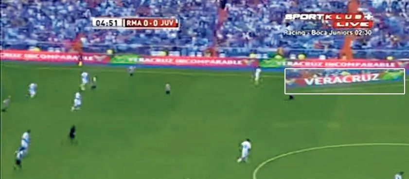 ESPECIAL Publicidad de Veracruz en juego del Real Madrid