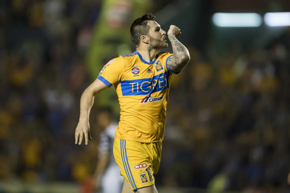 MEXSPORT André-Pierre Gignac festeja uno de sus goles