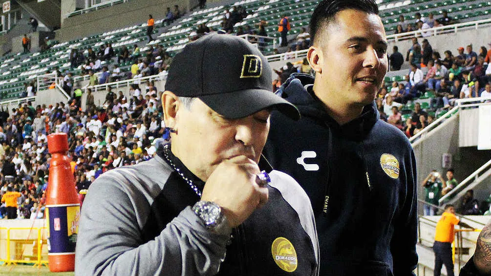 IMAGO7 Diego Maradona durante un partido de Dorados