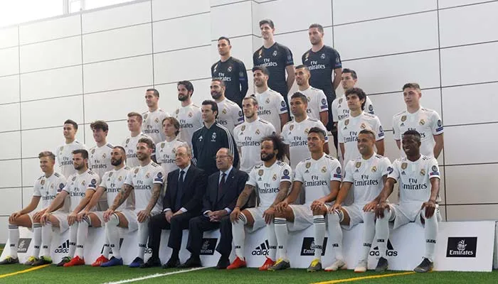 TWITTER @realmadrid Foto oficial del Real Madrid con Solari