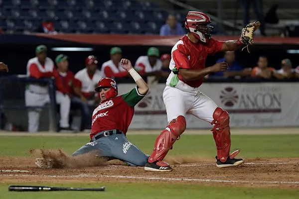 EFE Una anotación mexicana durante el partido contra Cuba