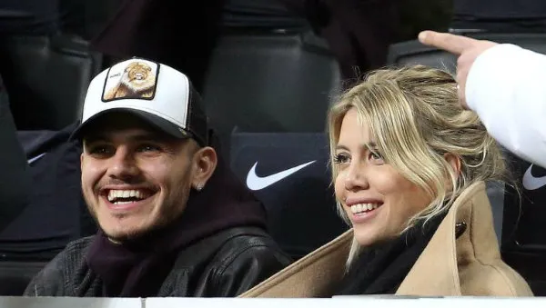EFE Icardi junto a su esposa Wanda Nara