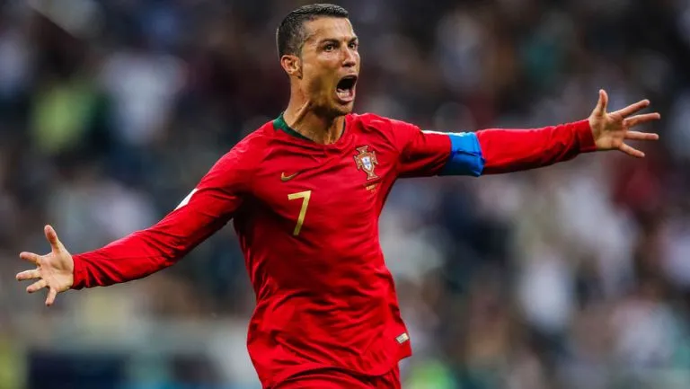 IMAGO7 CR7 celebra una anotación contra España en Rusia 2018