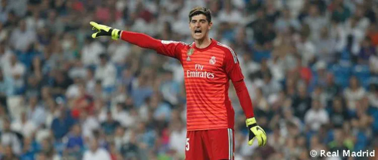 REAL MADRID Thibaut Courtois, durante un duelo con el Real Madrid