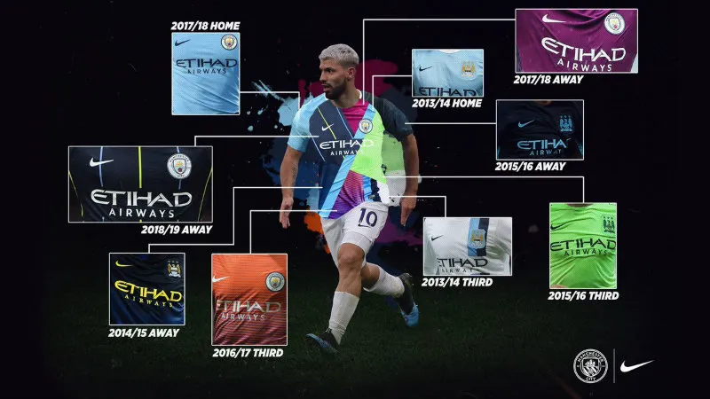 TWITTER @MANCITYES Diseños que contiene el jersey especial del Man City