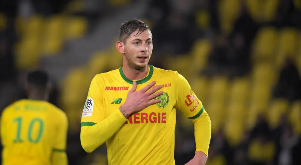 AP Emiliano Sala en un partido del Nantes