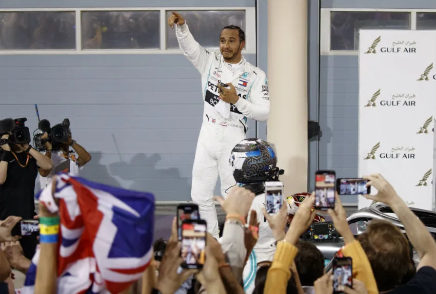 EFE Lewis Hamilton celebra victoria en el GP de Bahrein