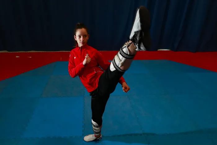 CARLOS RAMÍREZ Victoria Heredia posando para RÉCORD