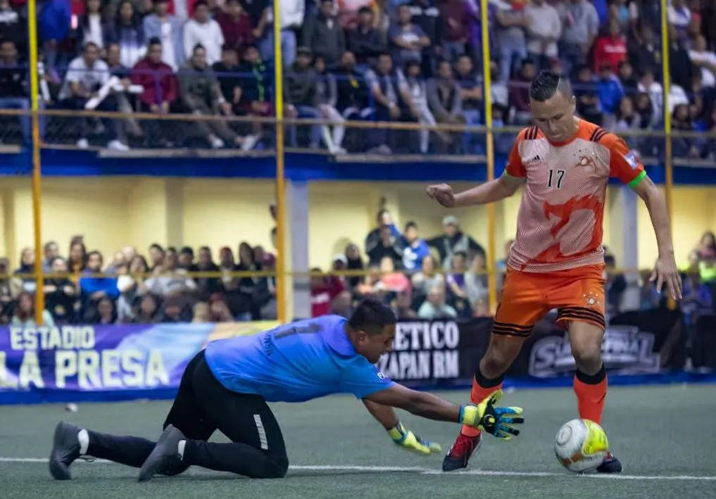 CARLOS RAMÍREZ Partido disputado en la Liga Fut 7 MX