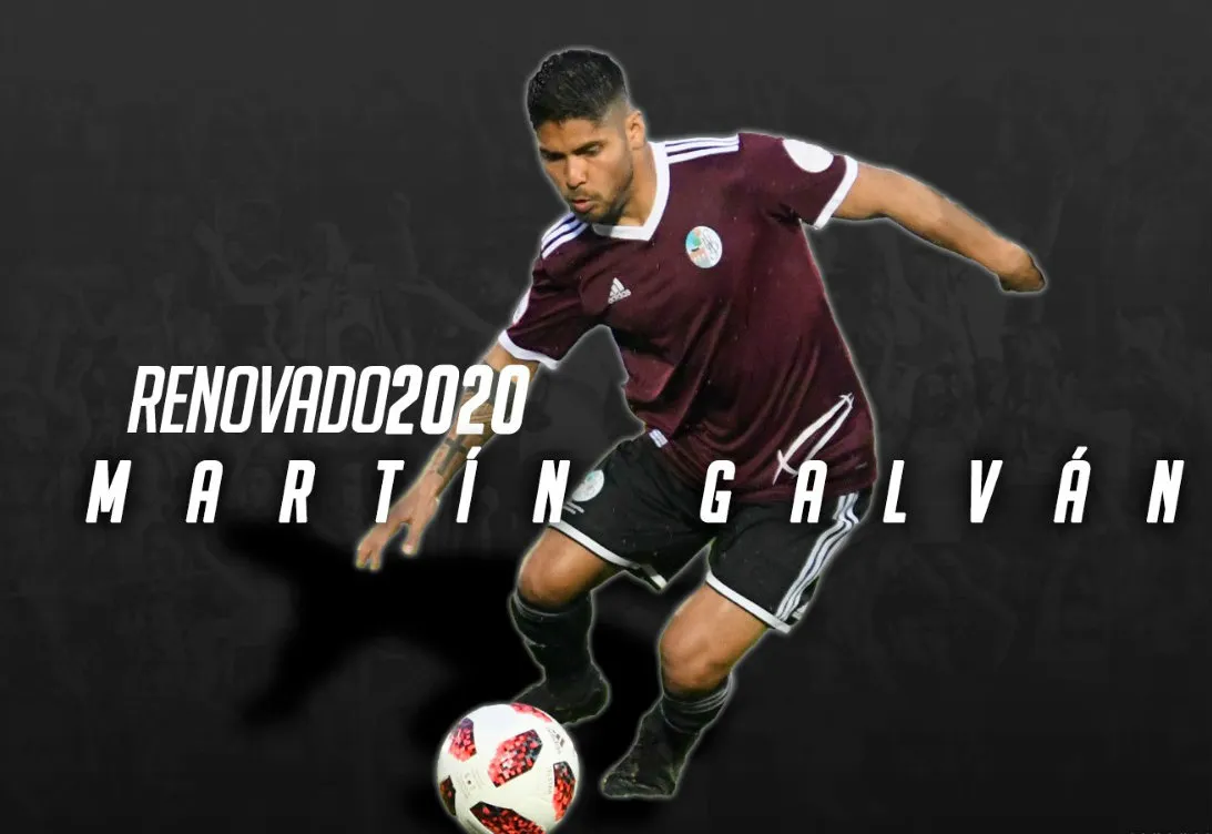 TWITTER @SALAMANCACFUDS Martín Galván, jugador del Salamanca