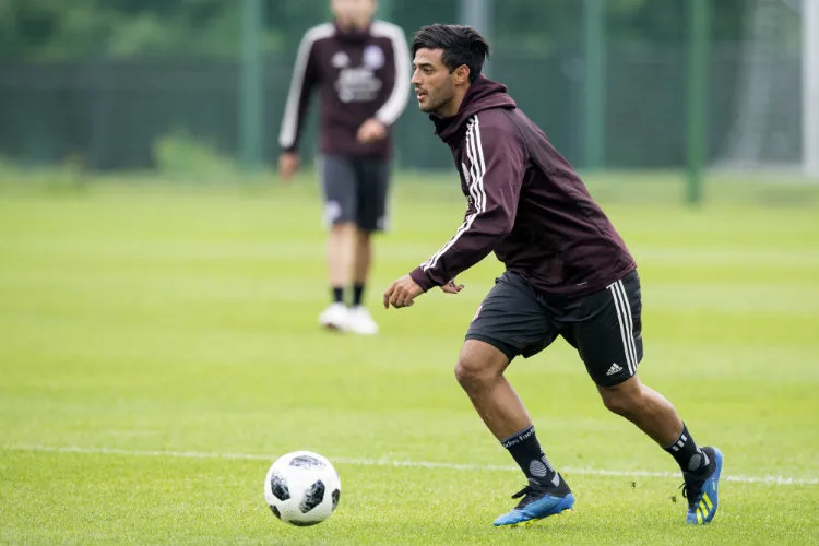MEXSPORT Carlos Vela, durante un entrenamiento con el Tri