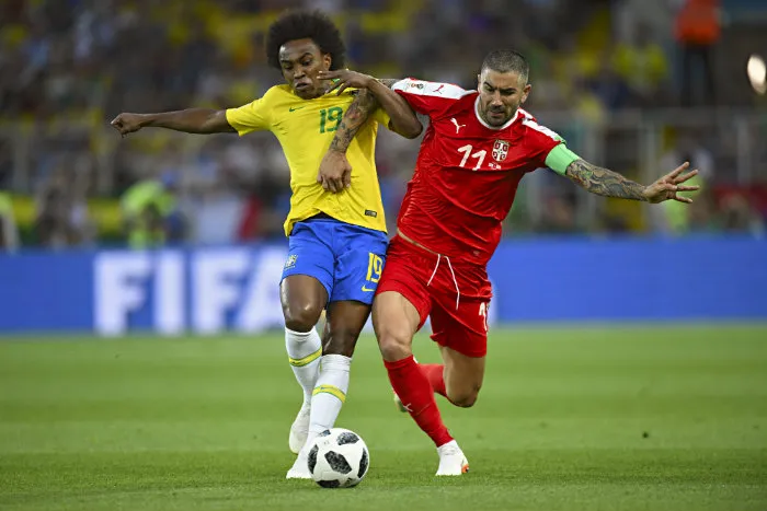 IMAGO7 Willian, durante un partido de Brasil en Rusia 2018