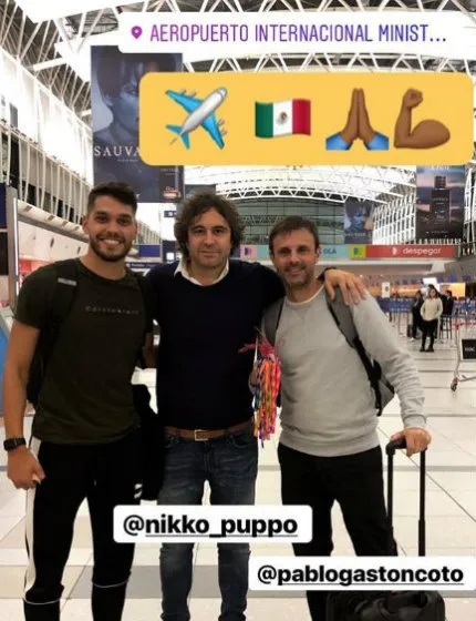 INSTAGRAM @NICOFREIRE23 Freire posa en el Aeropuerto