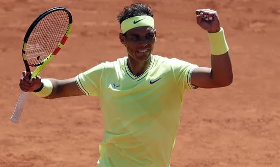 EFE Rafael Nadal celebra pase a la Final de Roland Garros