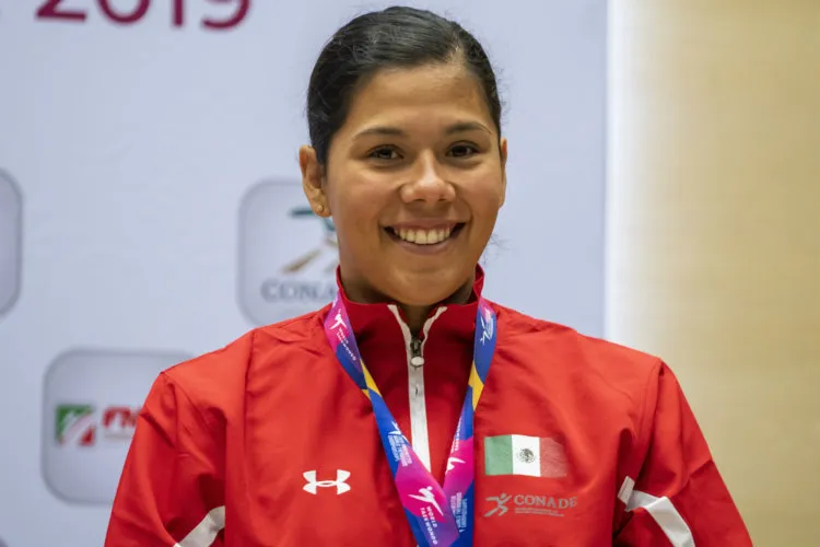 MEXSPORT Briseida Acosta, durante una conferencia de prensa