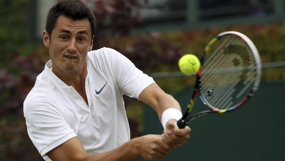 AP Bernard Tomic, durante un enfrentamiento