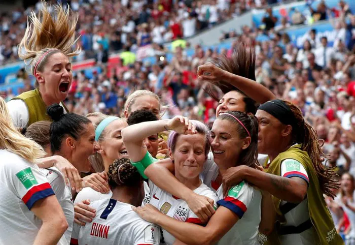 EFE Jugadoras de Estados Unidos festejan la victoria