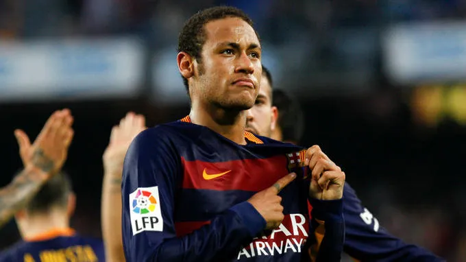 EFE Neymar festeja un gol con el Barcelona