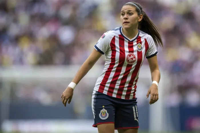 MEXSPORT Norma Palafox, durante un juego de Chivas