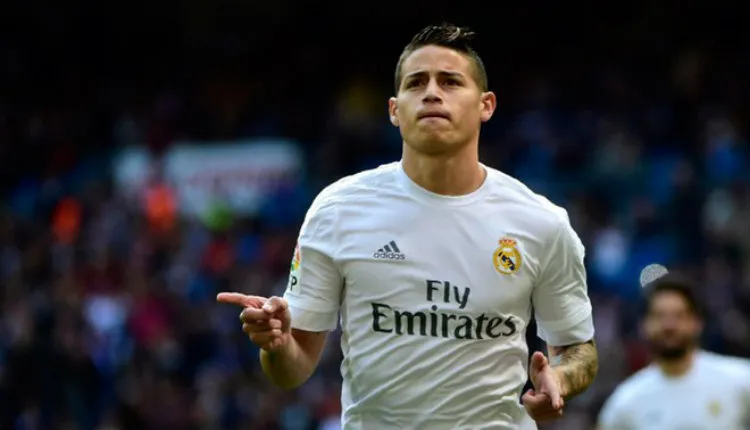 EFE James Rodríguez festeja gol con el Real Madrid