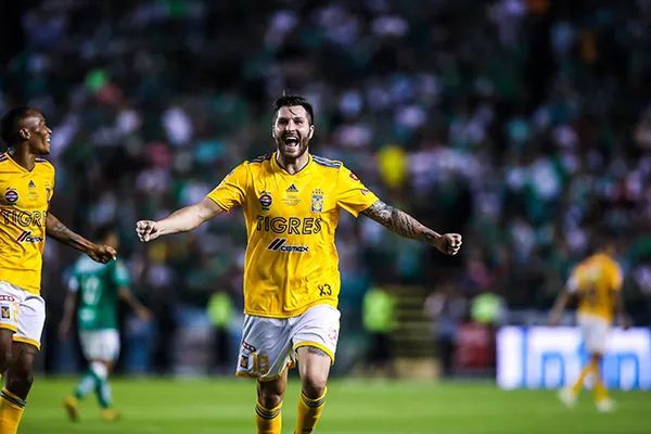 IMAGO7 Gignac festeja en la Final entre Tigres y León