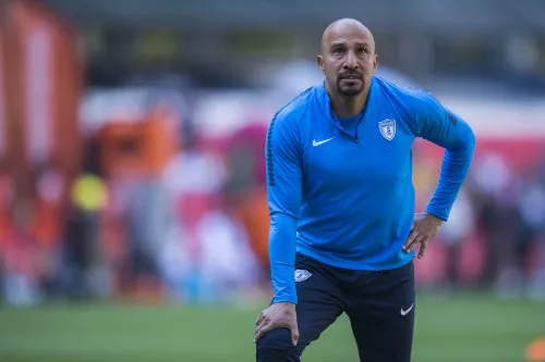 MEXSPORT Pérez durante un entrenamiento con Pachuca