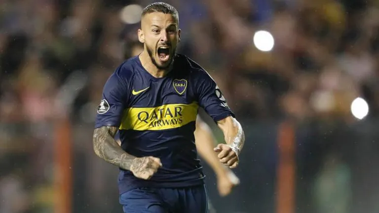 FACEBOOK @BOCAJUNIORS Benedetto, en un juego con Boca Juniors